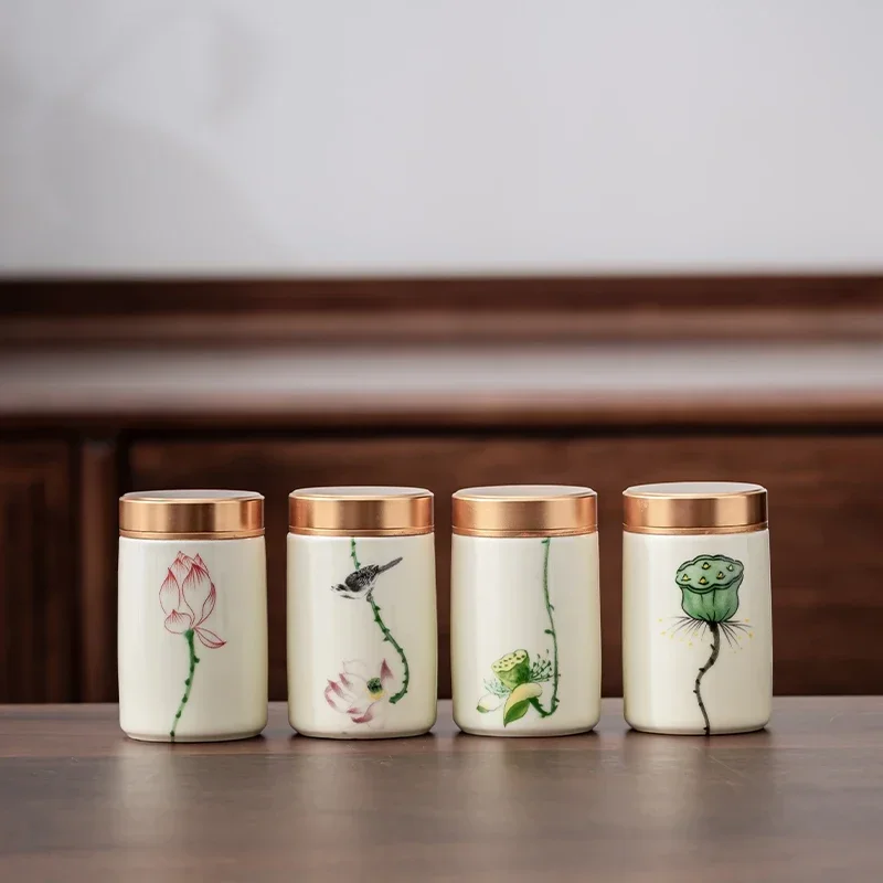 Meal Prep Jar - 4PCS/LOT Boutique ceramics Tea Caddy Medicinal