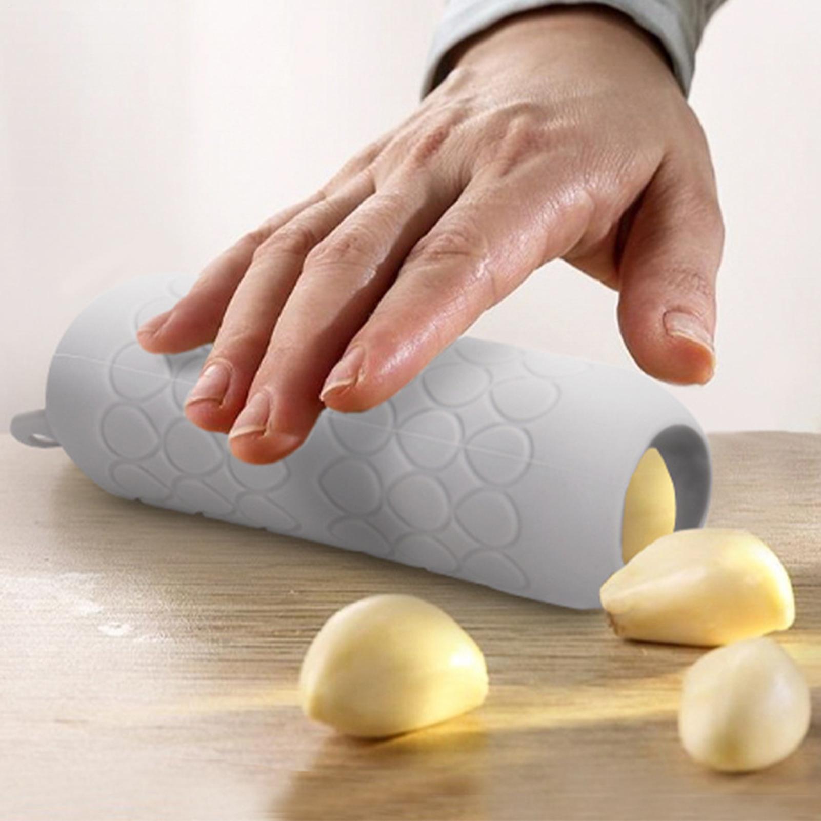 Meal Prep Youtube - Garlic Peeler Skin Remover Quick Peeling