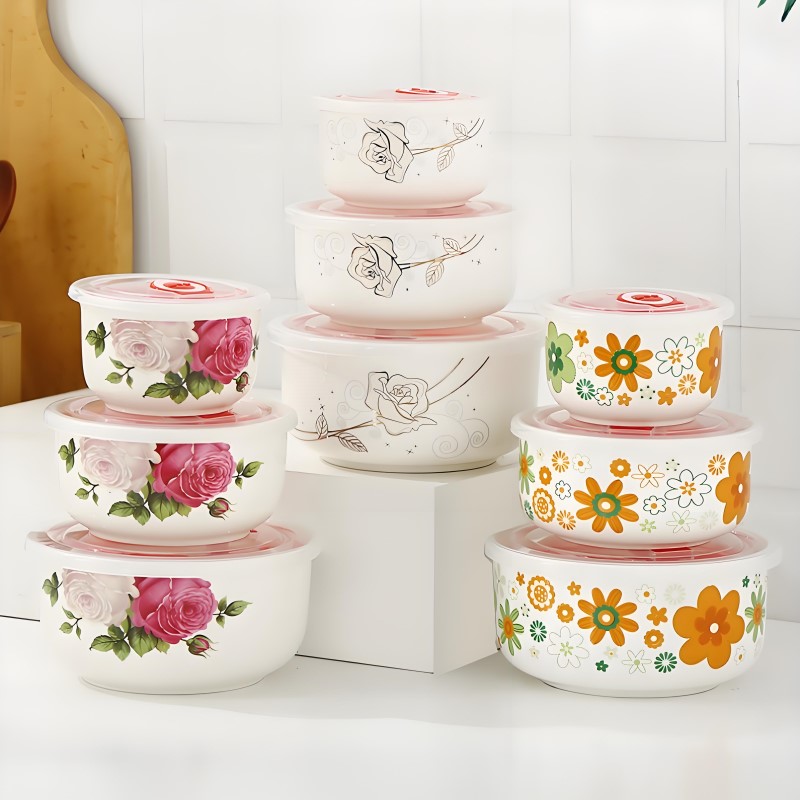 Meal Prep Soup - Three-piece set, fine bone china lunch