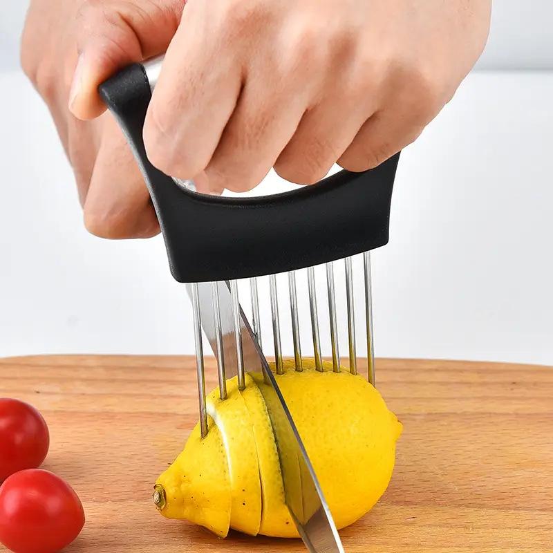 Stainless Steel Onion Cutter H - Onion Holder Slicer 评论和价格