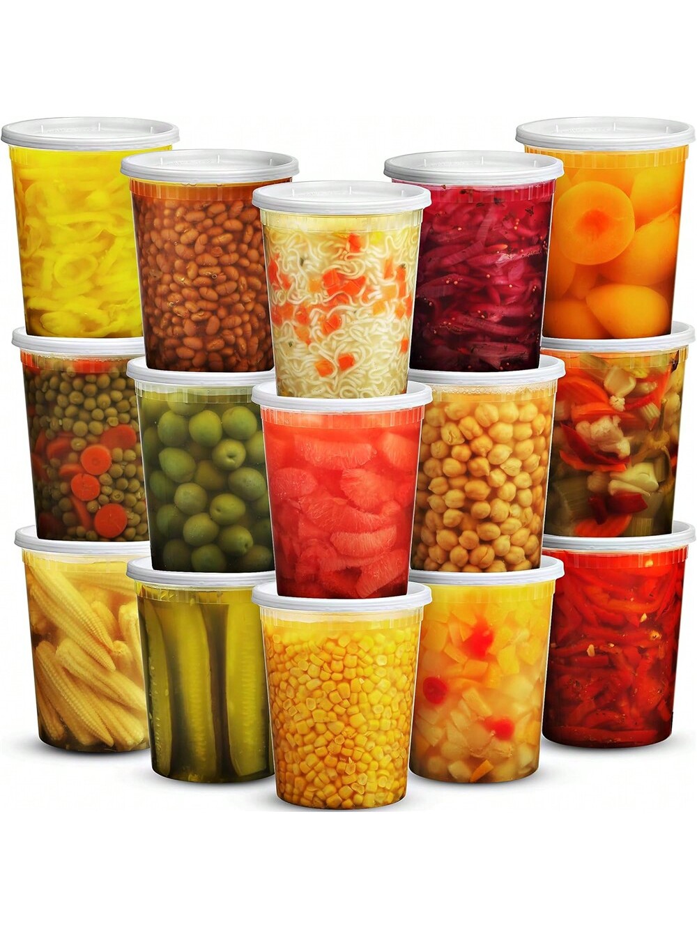 24Pack 32oz Deli Containers wi - Meal Prep Soup 评论和价格