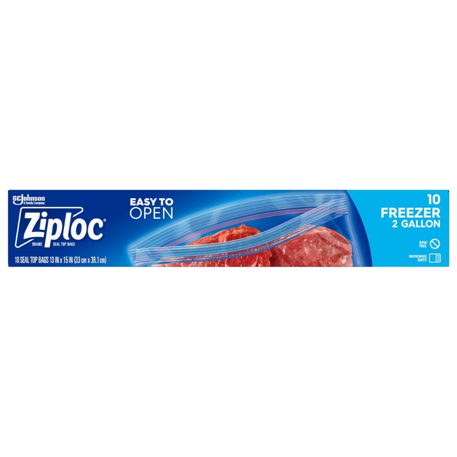 10ct Two Gallon Freezer Bags,  - Meal Prep Frozen Food 评论和价格