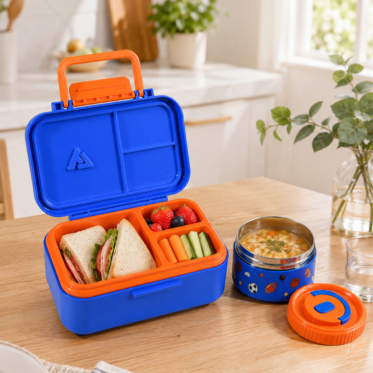 Bento Lunch Box for with 13oz  - Meal Prep Jar 评论和价格
