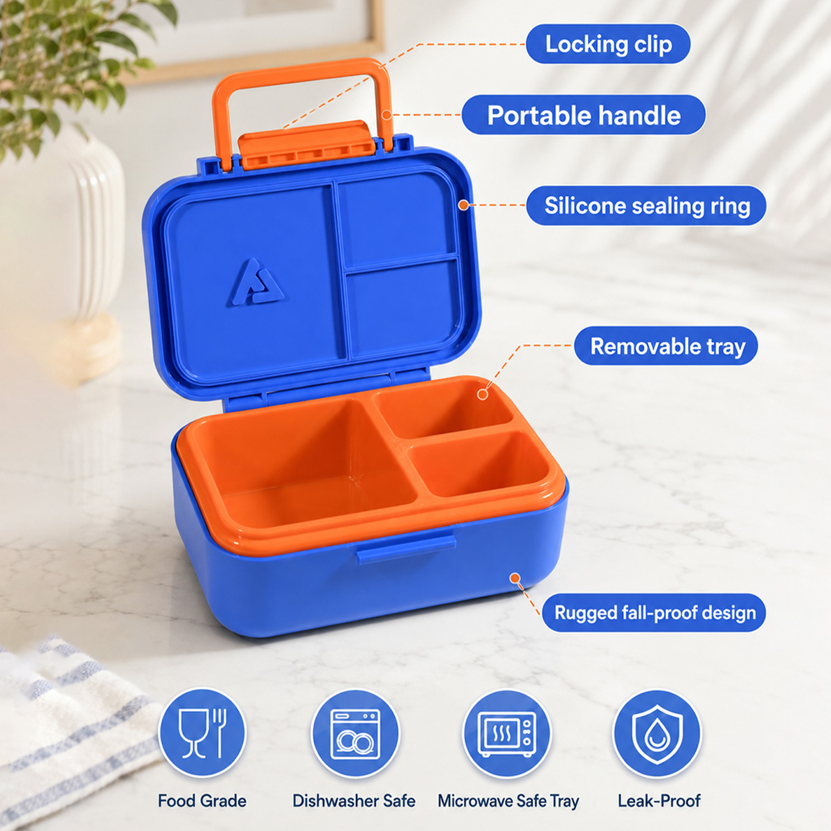 Bento Lunch Box for with 13oz  - Meal Prep Jar 评论和价格