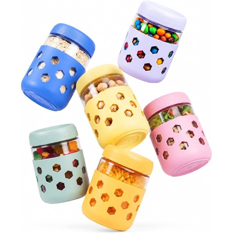 LLCS-Glass Jars With Airtight  - Meal Prep Oatmeal 评论和价格