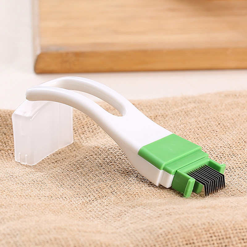 Green Onion Shredder Knife, Mu - Onion Holder Slicer 评论和价格