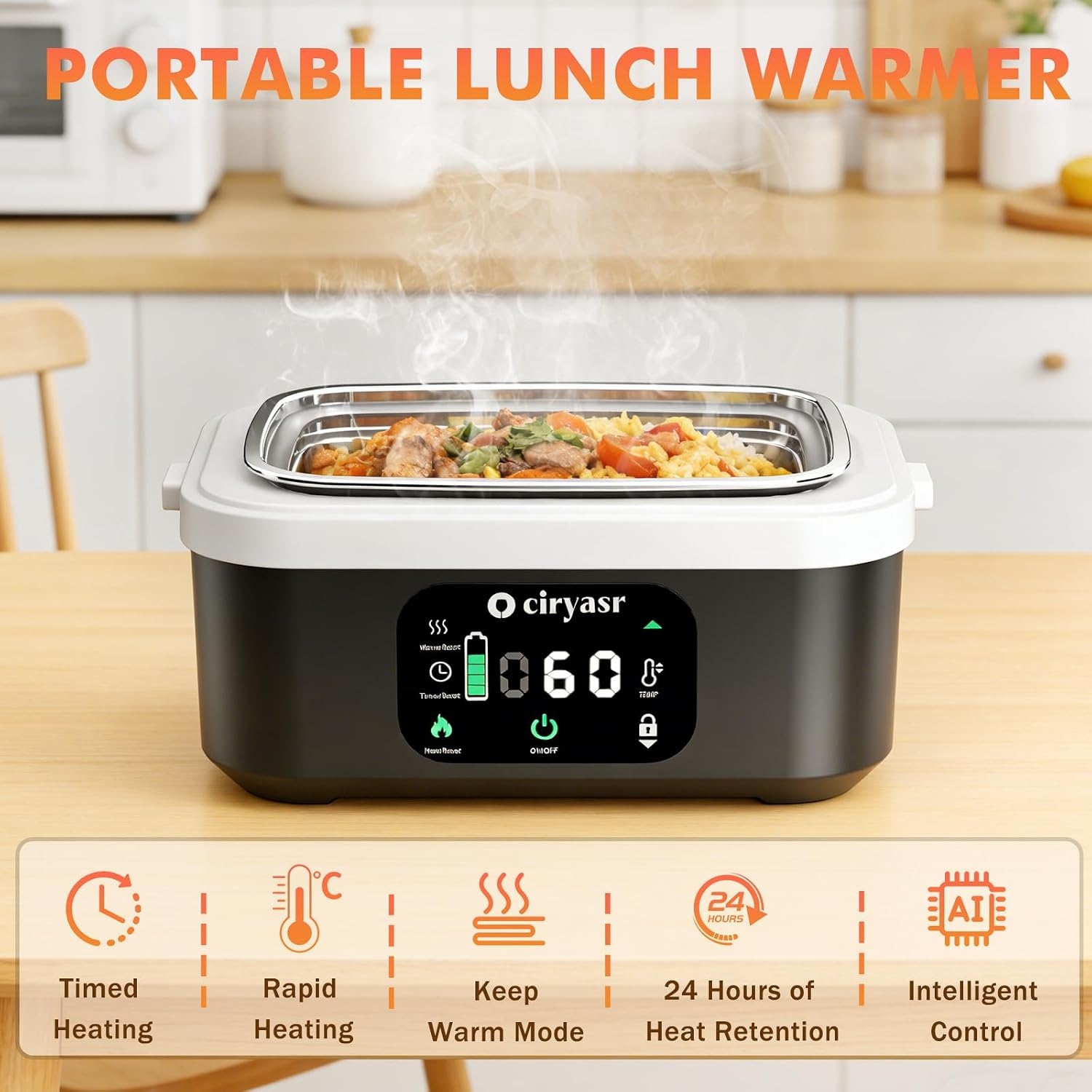Powerful Electric Lunch Box, 1 - Meal Prep Bag 评论和价格