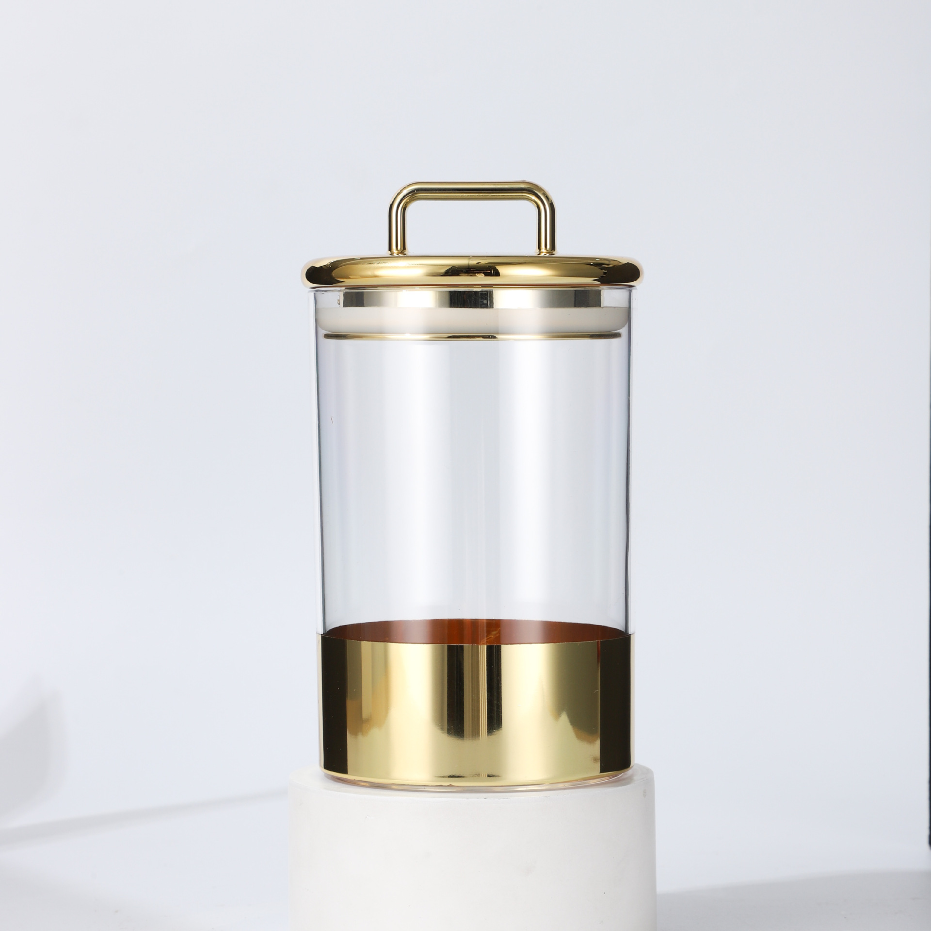 Golden Glass Sealed Can Coffee - Meal Prep Jar 评论和价格