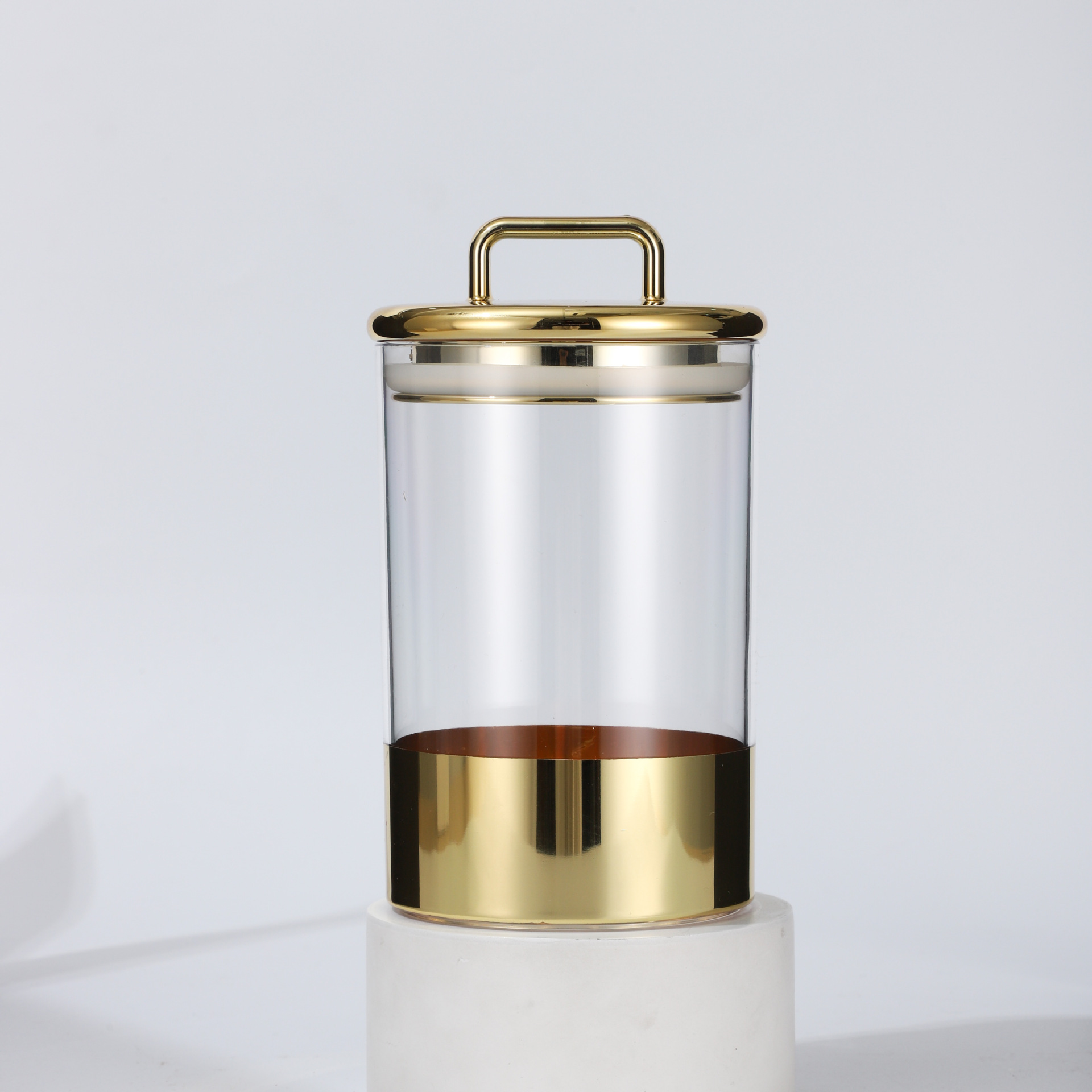 Golden Glass Sealed Can Coffee - Meal Prep Jar 评论和价格