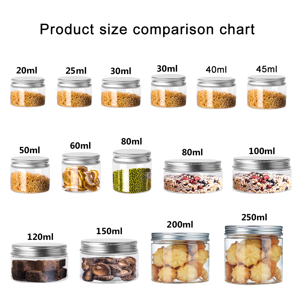 1-10Pcs 20/25/30/40/45-250ml S - Meal Prep Jar 评论和价格