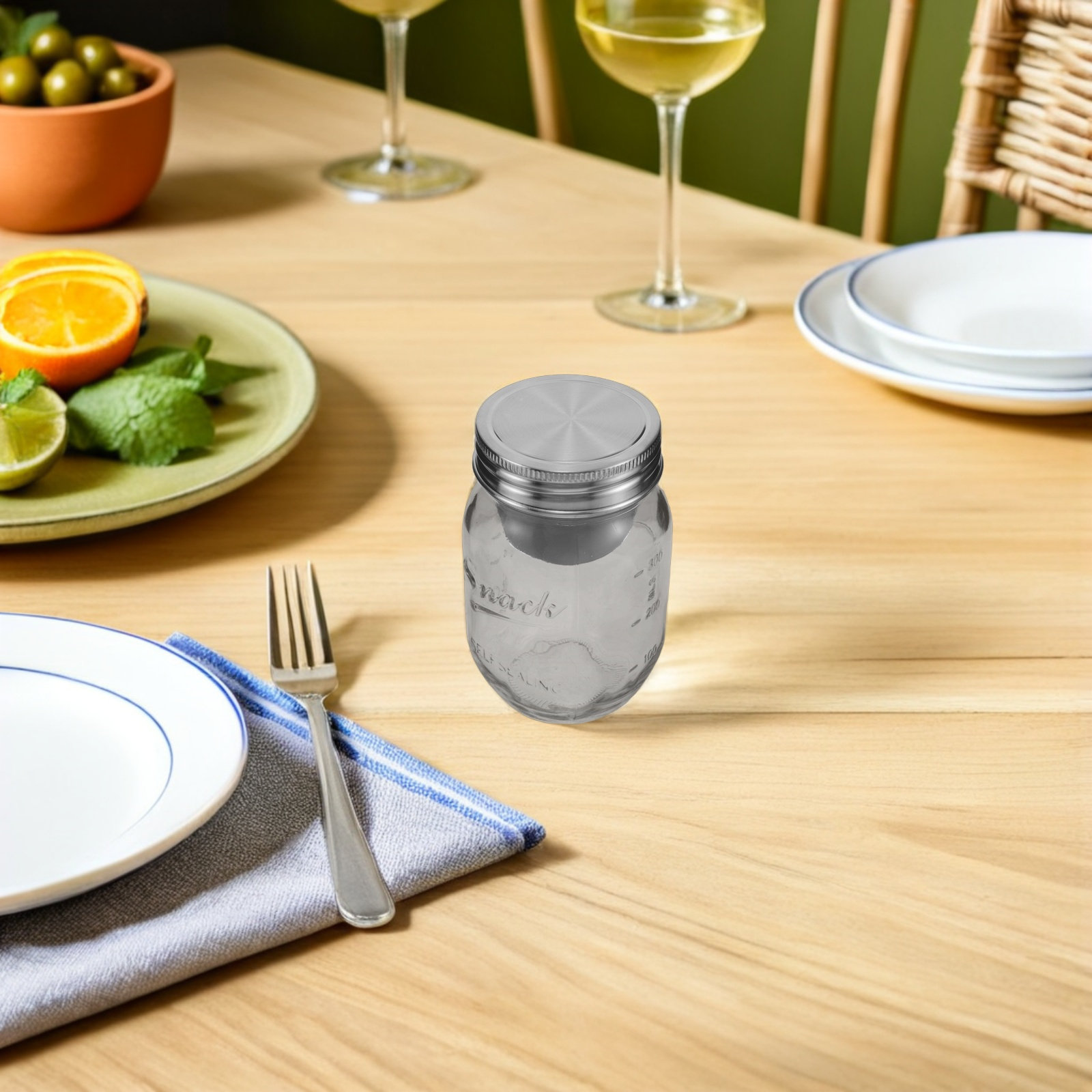 Glass Salad Jar Airtight Leak  - Meal Prep Jar 评论和价格