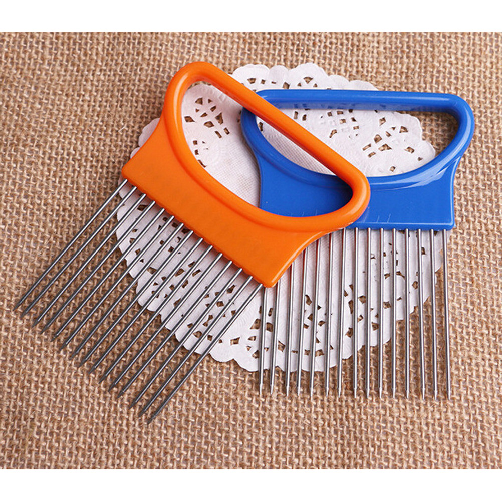 Onion Needle Stainless Steel H - Onion Holder Slicer 评论和价格