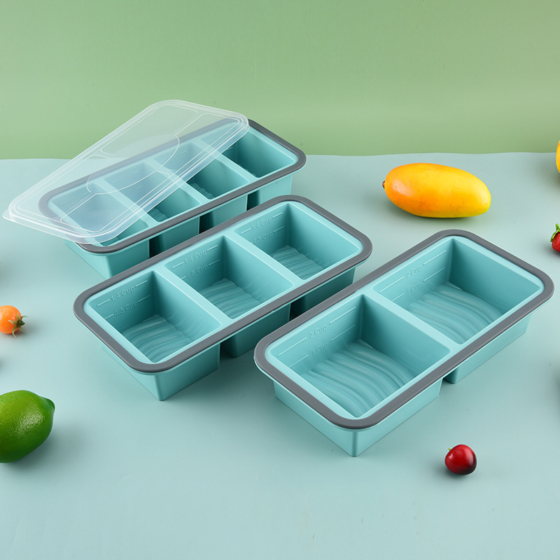1pc Silicone Food Freezer Tray - Meal Prep Oatmeal 评论和价格