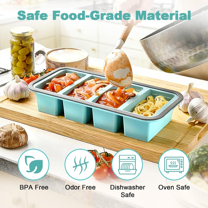 Silicone Freezer Molds with Li - Meal Prep Soup 评论和价格