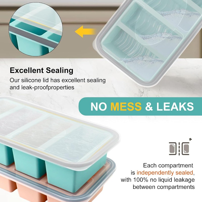 Silicone Freezer Molds with Li - Meal Prep Soup 评论和价格