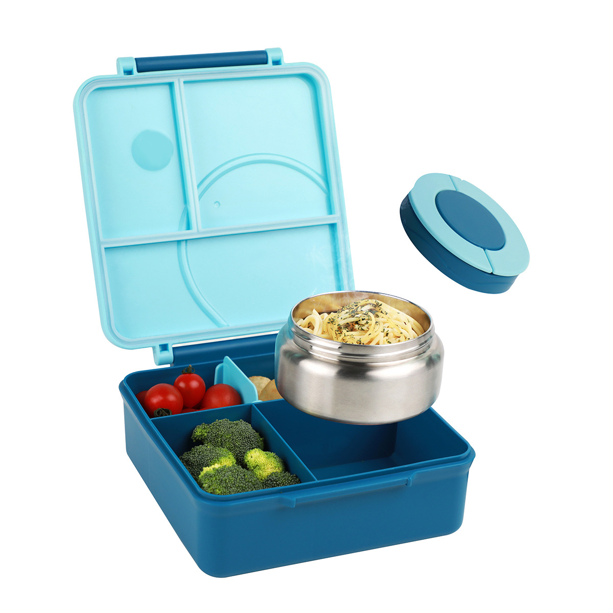 Four-Grid Lunch Box With Insul - Meal Prep Soup 评论和价格
