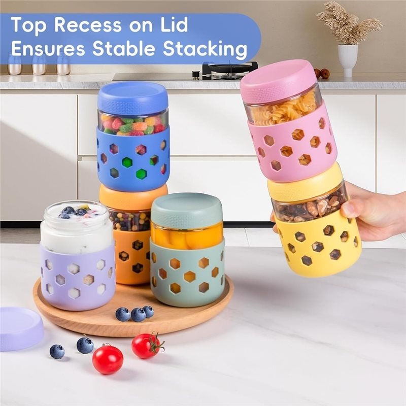 AB66-1Set Overnight Oatmeal Ja - Meal Prep Oatmeal 评论和价格
