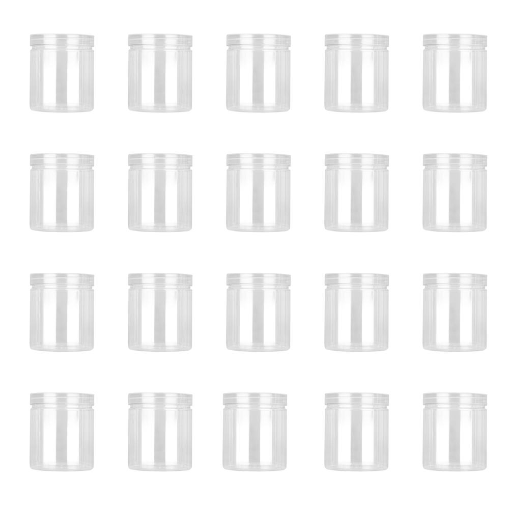 20pcs 500ml Plastic Jar with L - Meal Prep Jar 评论和价格