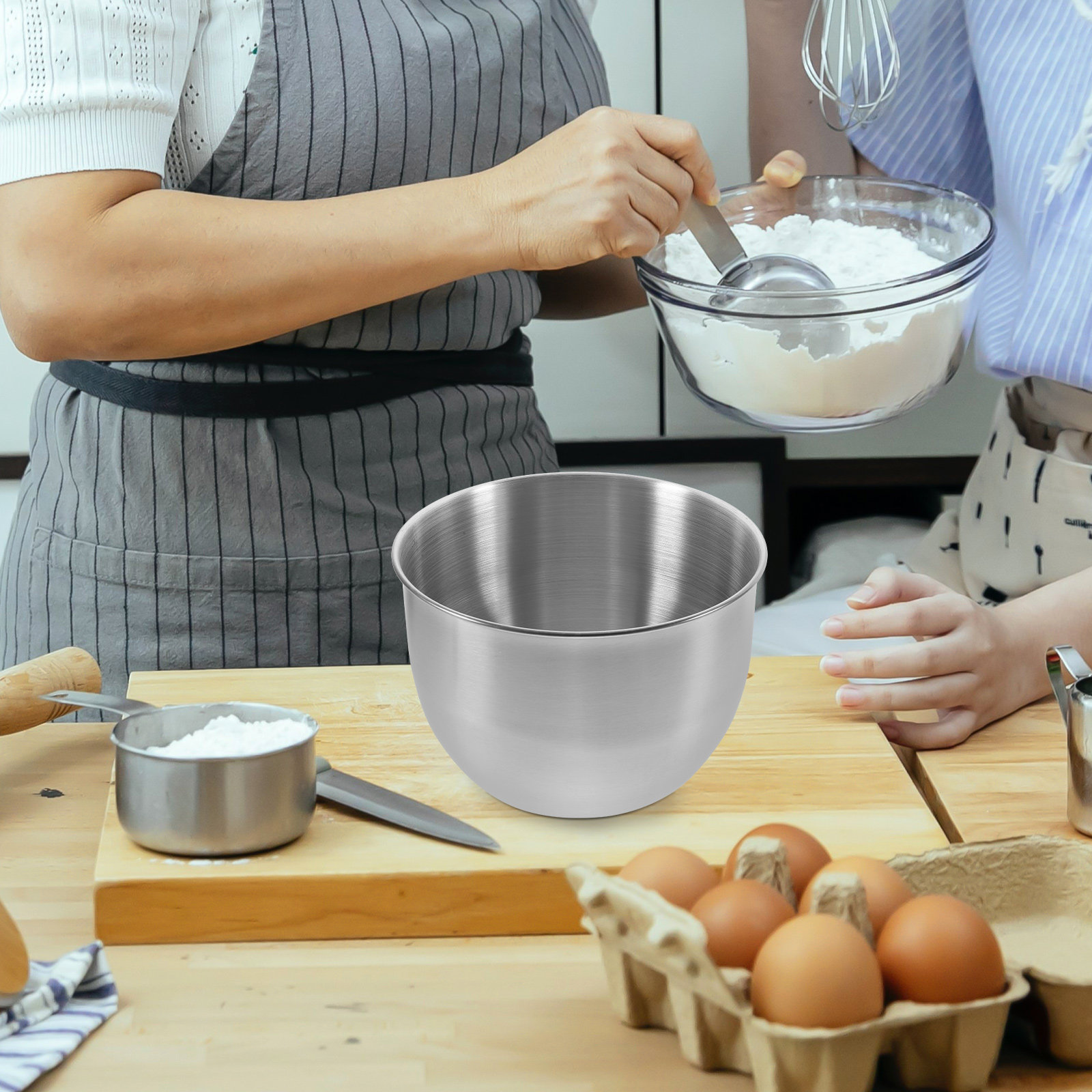 Deep Stainless Steel Mixing Bo - Meal Prep Usa 评论和价格
