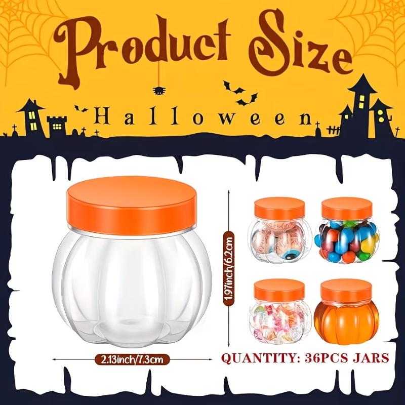 5/10pcs Pumpkin Shaped Candy J - Meal Prep Jar 评论和价格